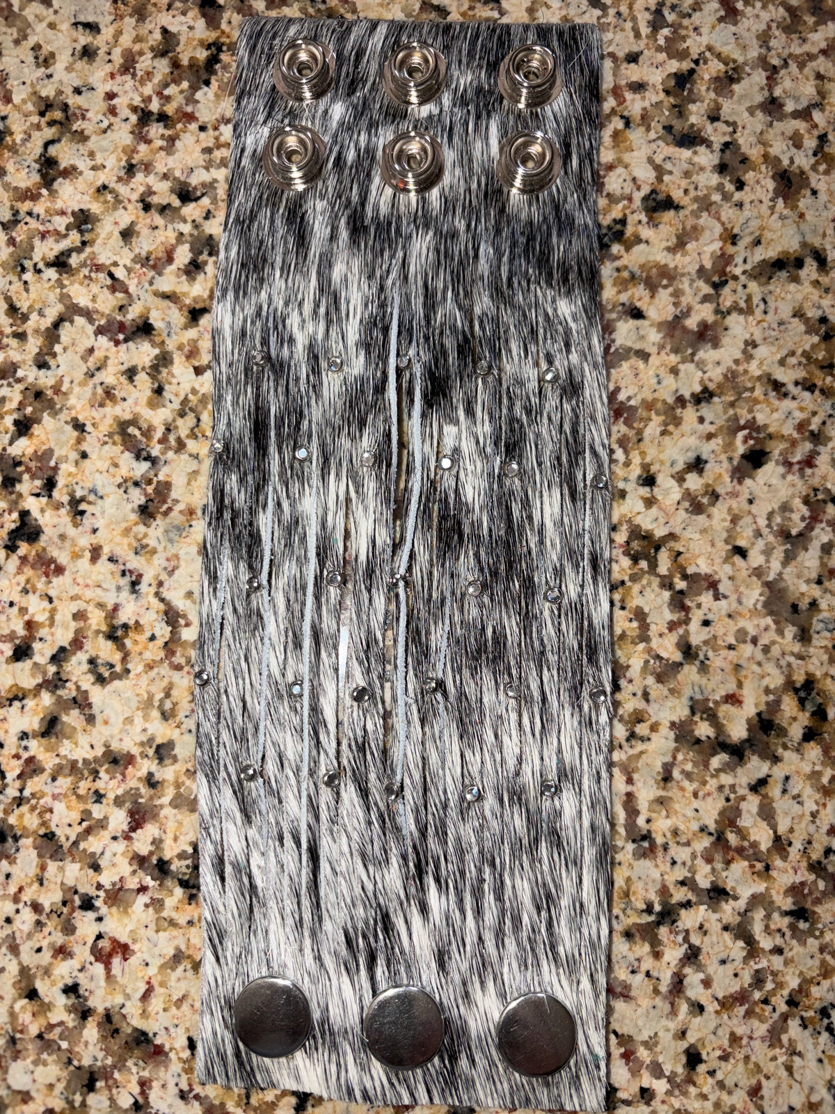 Fringe cuff bracelets