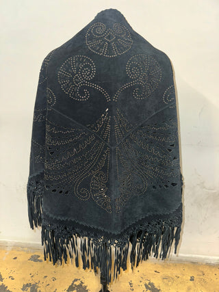 Open Studded Fringe Shawl - The Vault by Sacha