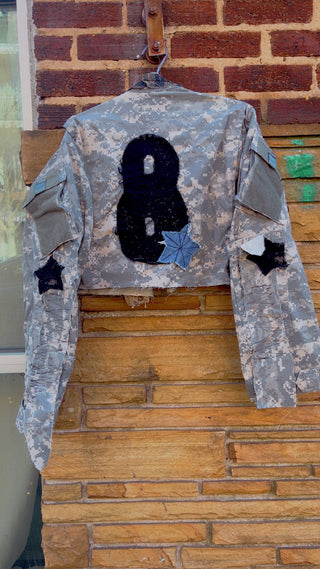 Custom Digital Camo Studs Jacket