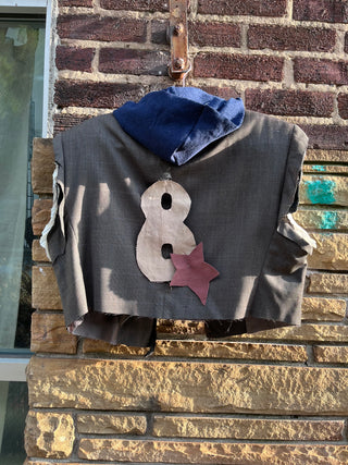 Custom Short Sleeve Crop 8 Blazer