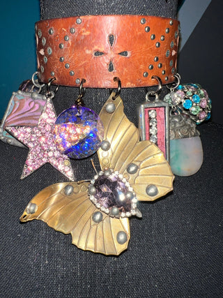 Butterfly Crystal Handmade Choker