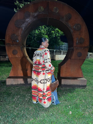 Desert Sunset Aztec Duster-Preorder until fabric sells out - The Vault by Sacha