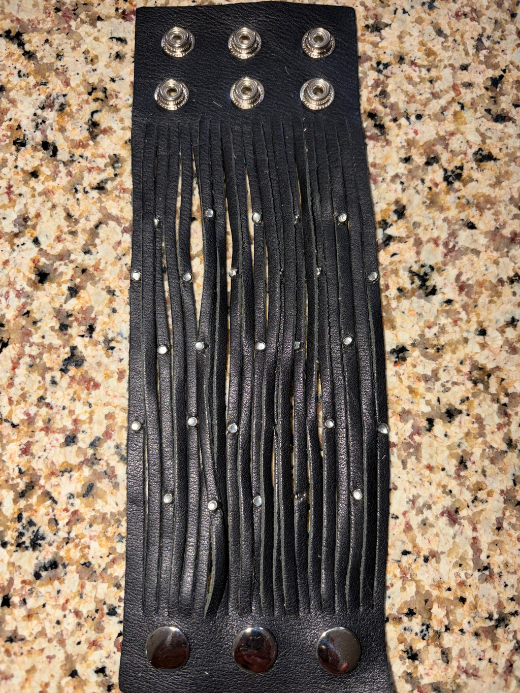Fringe cuff bracelets