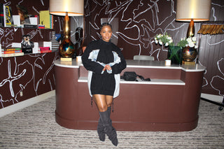 Mixed Media Sweater w. Denim - The Vault by Sacha