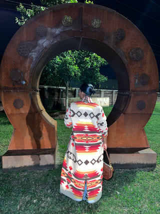 Desert Sunset Aztec Duster-Preorder until fabric sells out - The Vault by Sacha