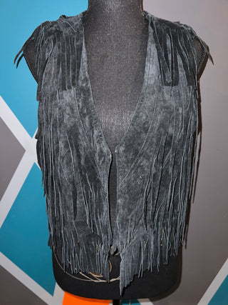 Fringe Suede Vest - The Vault by Sacha