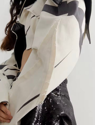 Cropped Moto Jacket - The Vault by Sacha