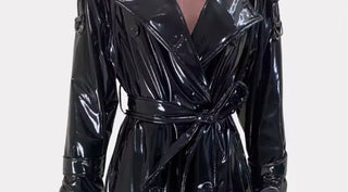Patent leather Raincoat / Trench coat - The Vault by Sacha