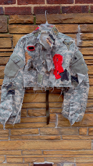 Custom Digital Crop Camo Jacket