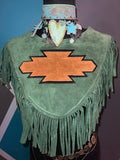 OG Suede Fringe Poncho - The Vault by Sacha