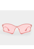 Le Specs Nymph Silver Wrap Sunglasses - The Vault by Sacha