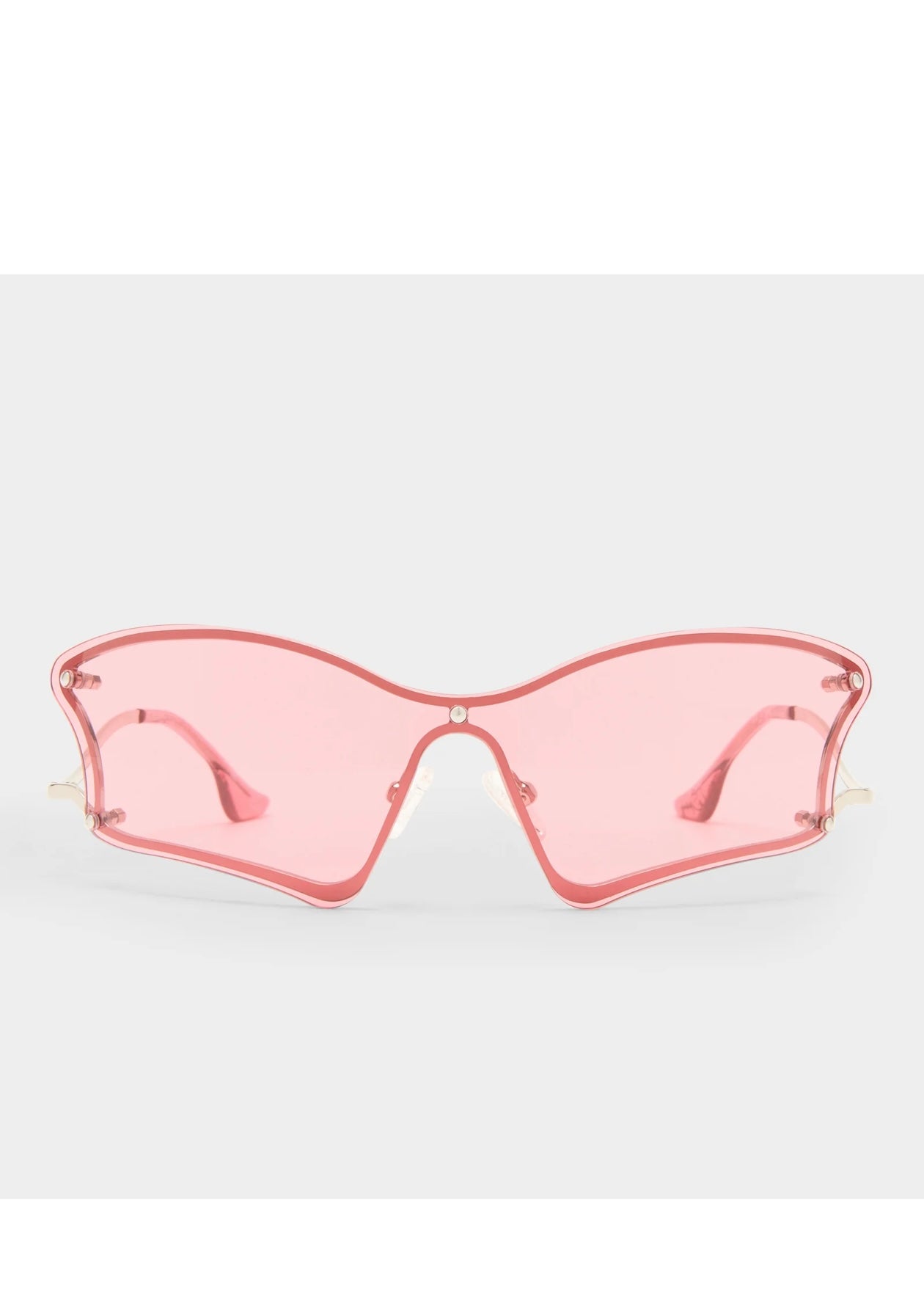 Le Specs Nymph Silver Wrap Sunglasses - The Vault by Sacha