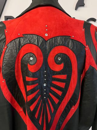 Chrome Hearts Leather & Suede Jacket