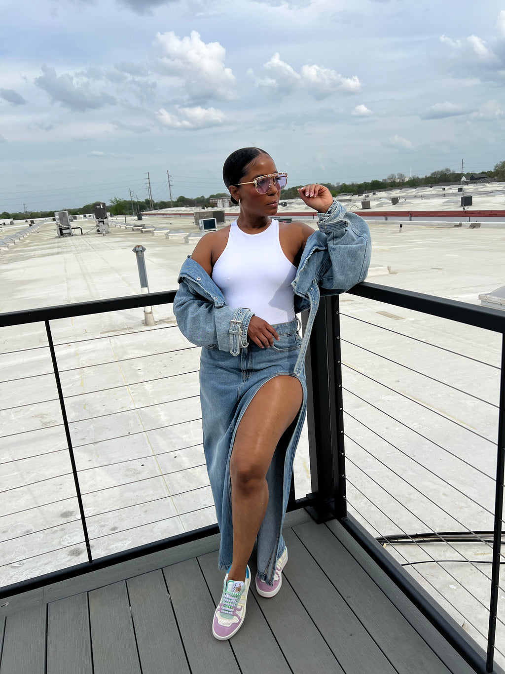 Show off Denim Skirt - The Vault by Sacha