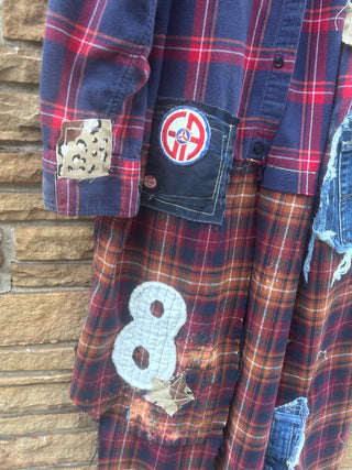 Custom Multi Plaid Performance 8 Duster