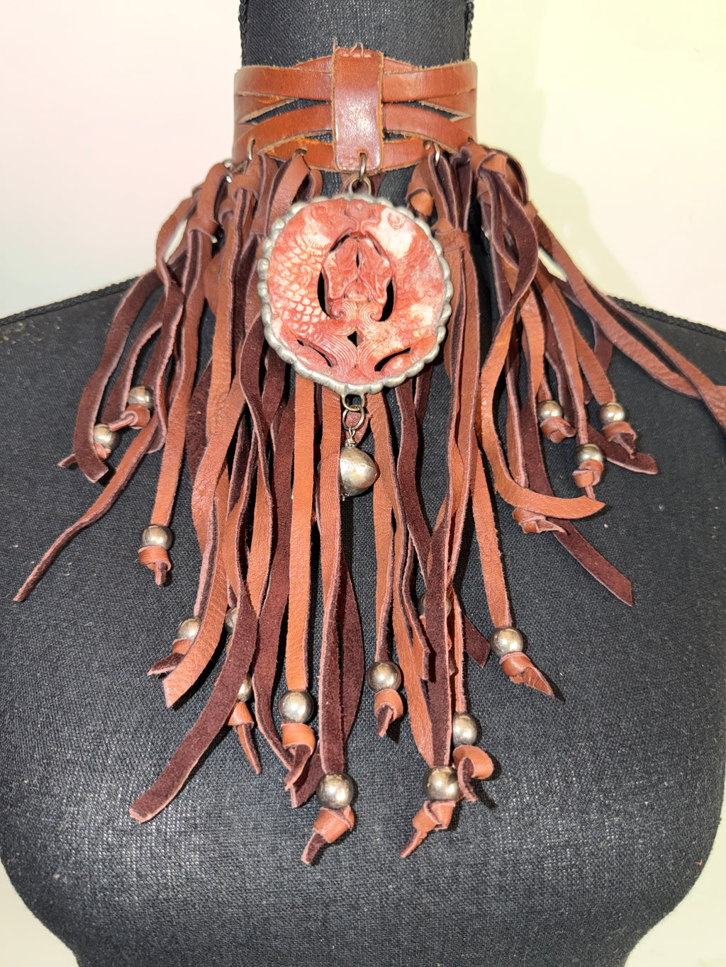 Twin souls fringe Choker