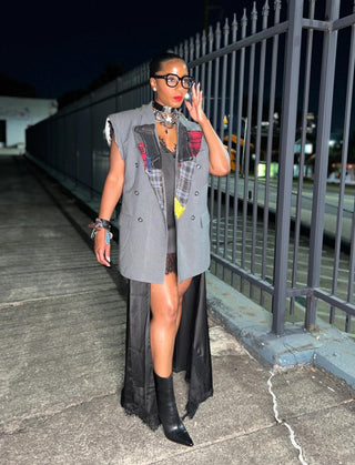 Chunky Clear Lens Black Frame