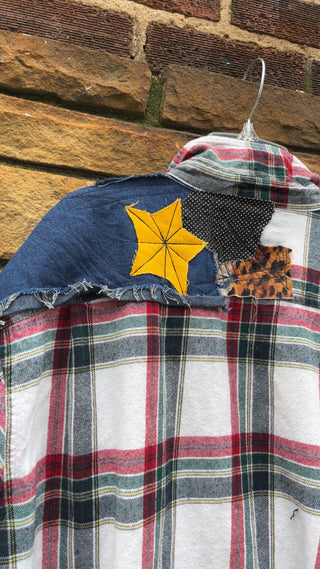 Custom Multi Plaid US Airforce Army Duster