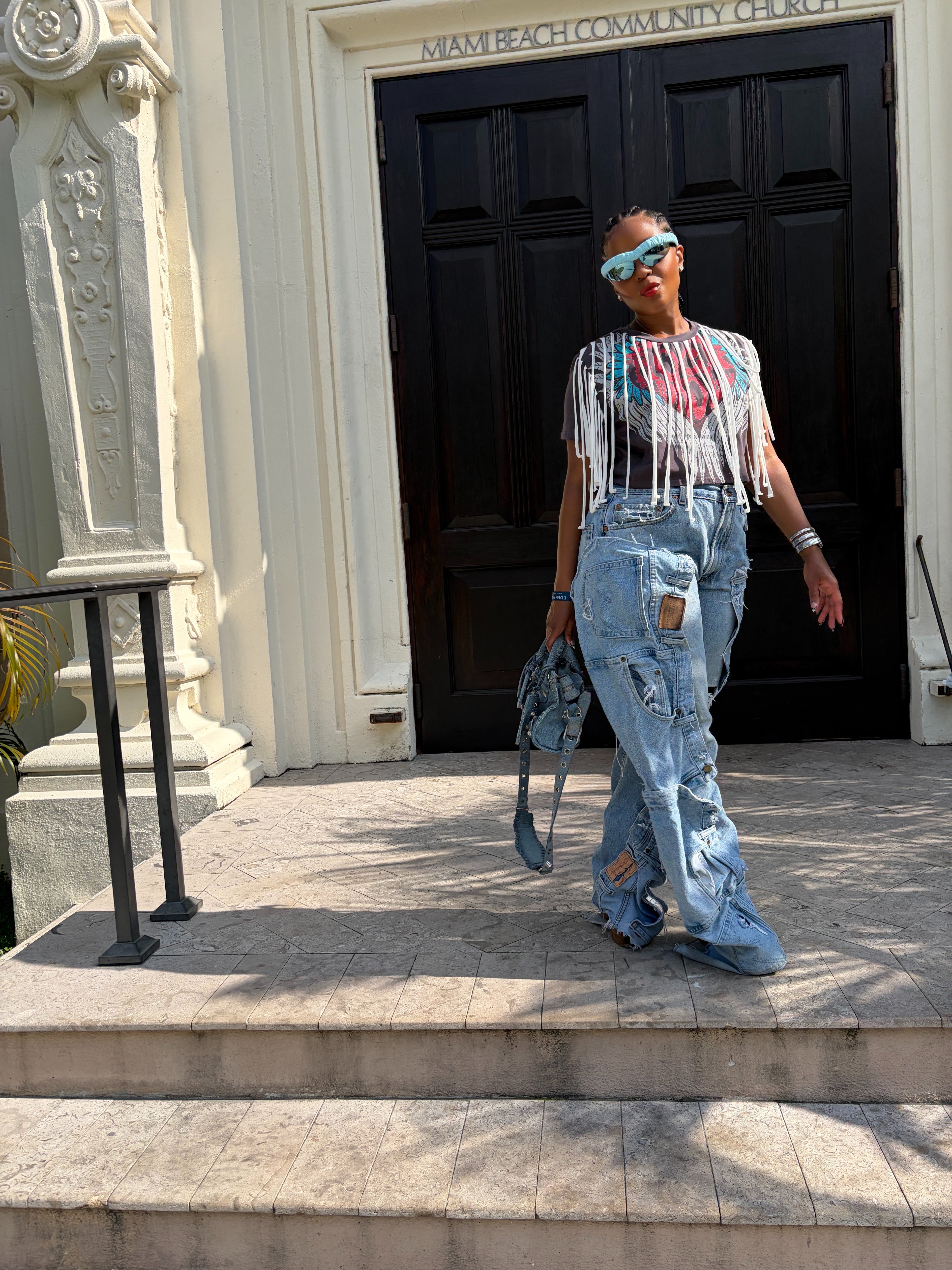 Rebel Wings Fringe Tee - The Vault by Sacha