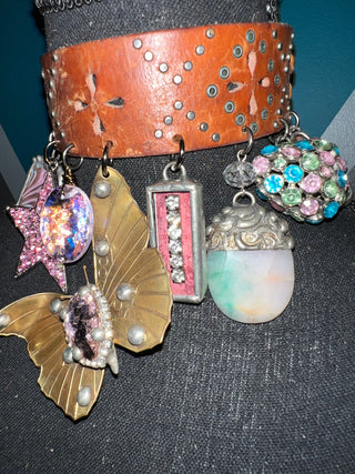 Butterfly Crystal Handmade Choker