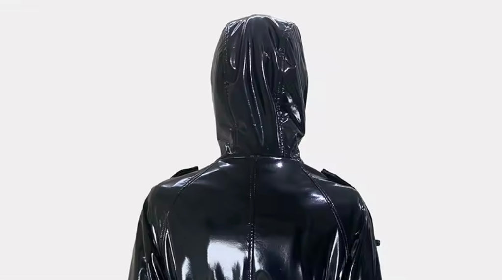 Patent leather Raincoat / Trench coat - The Vault by Sacha