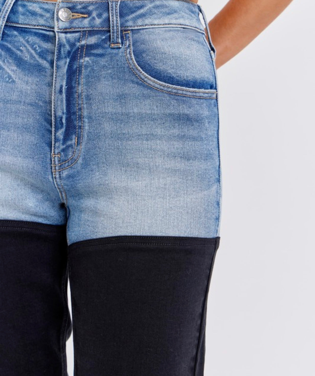 Two Toned Jeans - The Vault by Sacha