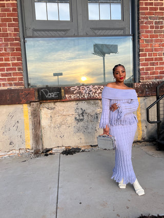 Lavender Fringe Set