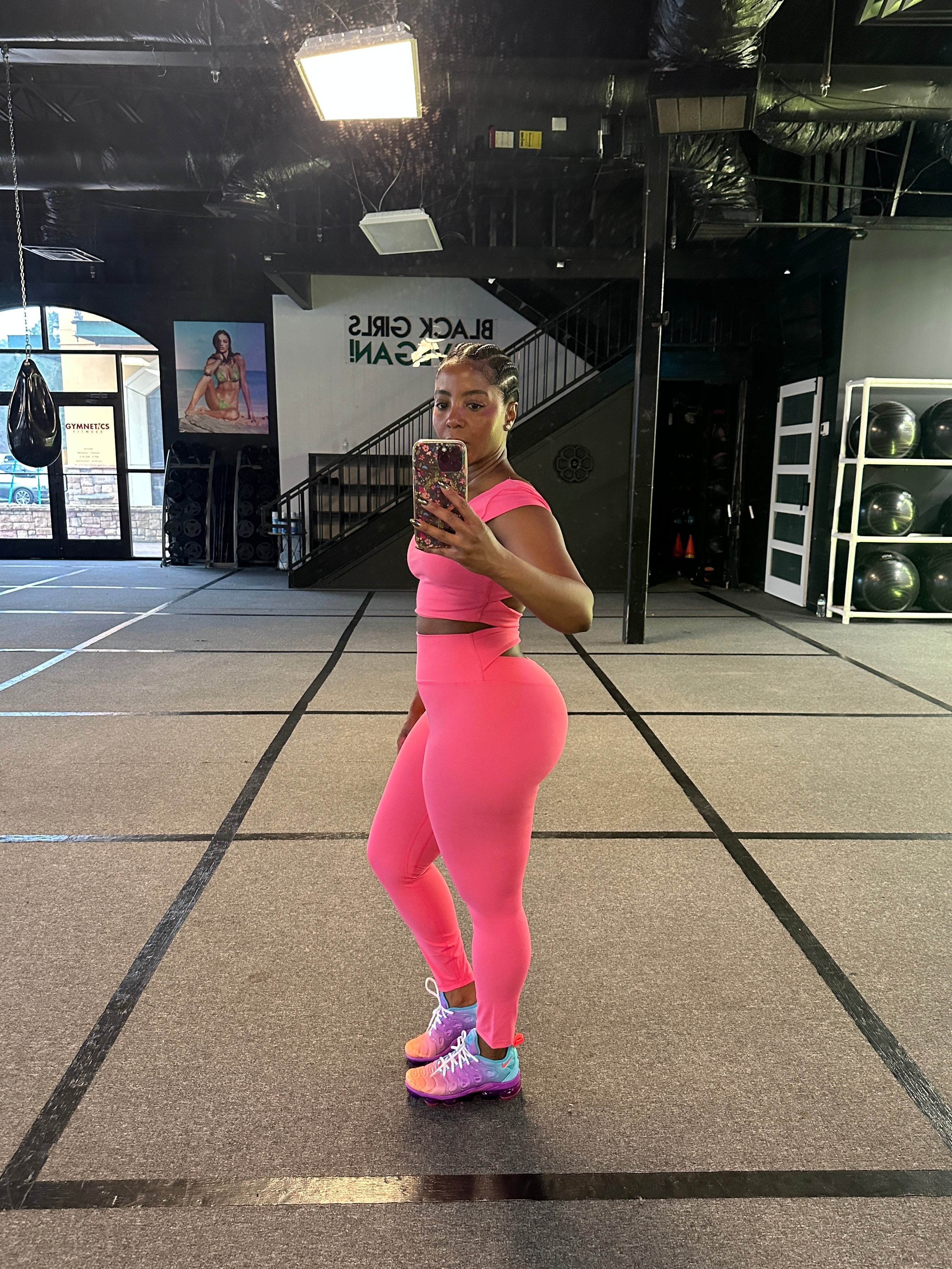 Pink Twisted Yoga Set - The Vault by Sacha