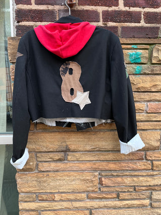 Custom Crop Army Net Blazer - The Vault by Sacha