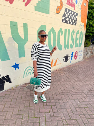 Striped Sweater Dress