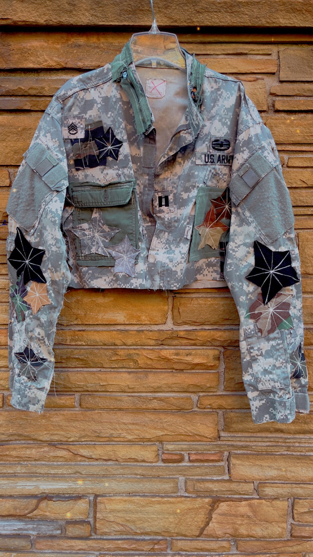 Custom Digital Crop Patchwork 4 Jacket - The Vault by Sacha