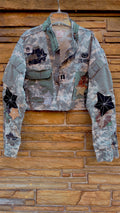 Custom Digital Crop Patchwork 4 Jacket - The Vault by Sacha