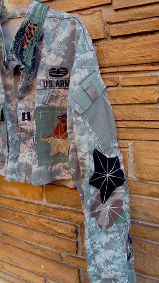 Custom Digital Crop Patchwork 4 Jacket