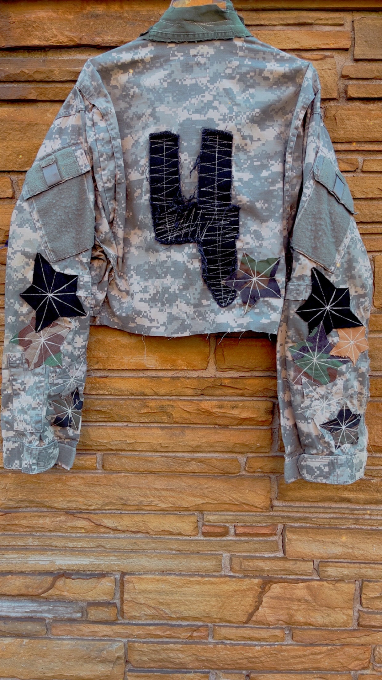 Custom Digital Crop Patchwork 4 Jacket - The Vault by Sacha