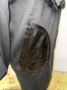 Sequin Leather Pocket Sweater Dress FINAL SALE