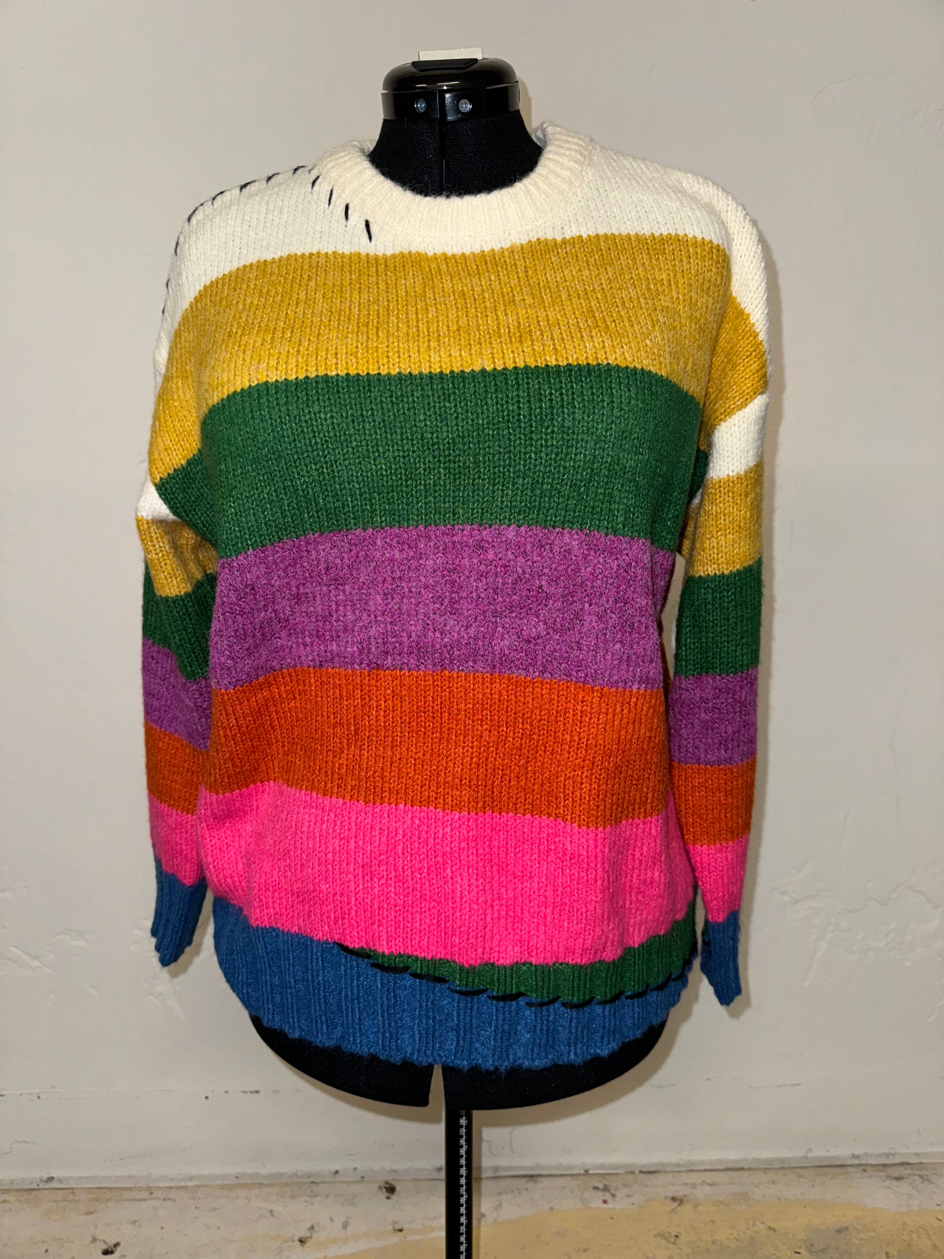 Multicolor Stitch Sweater | FINAL SALE