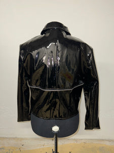 Patent Leather Zipper Jacket