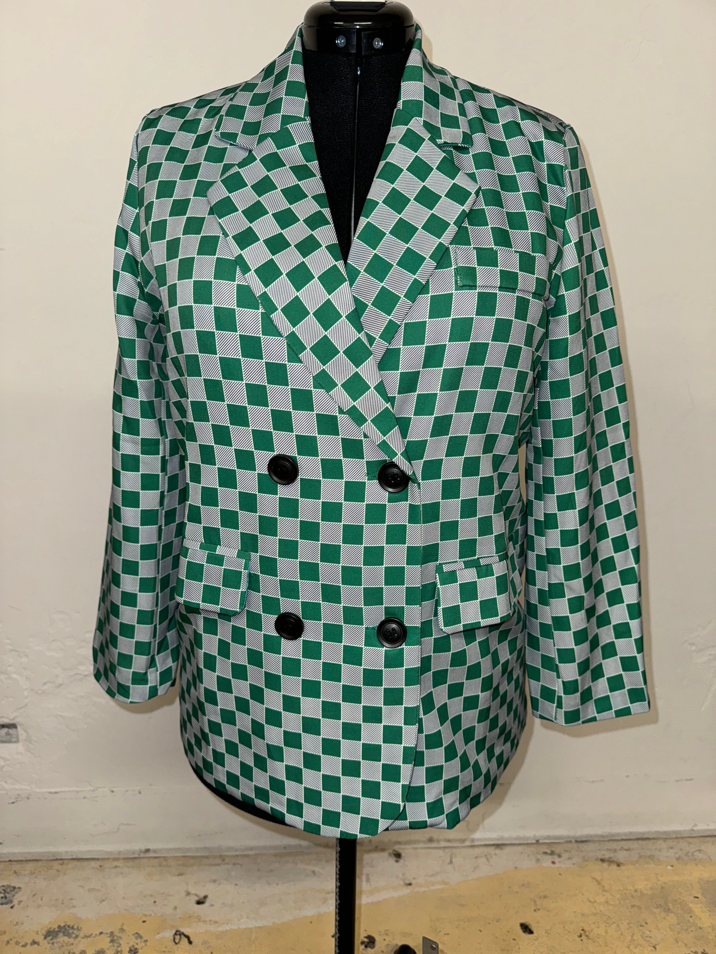 Checkered Blazer | FINAL SALE - The Vault by Sacha