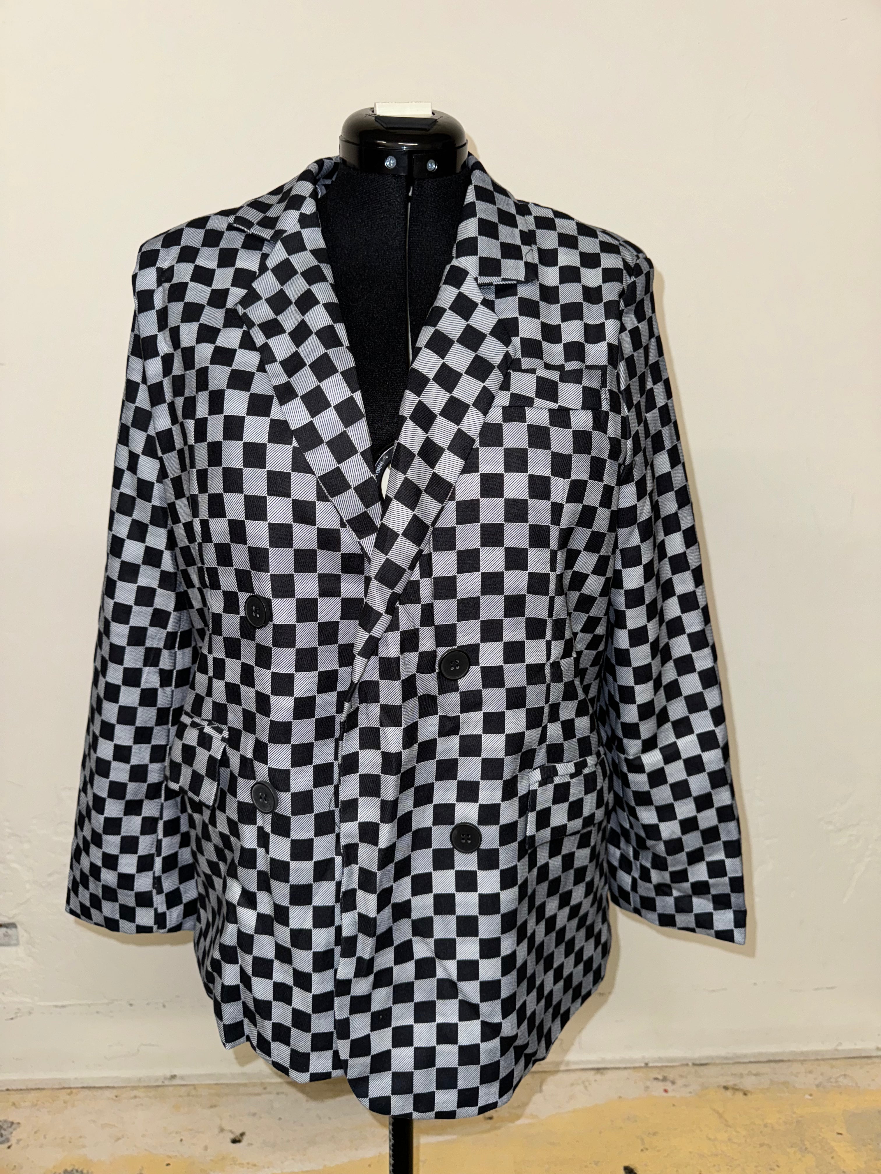 Checkered Blazer | FINAL SALE - The Vault by Sacha