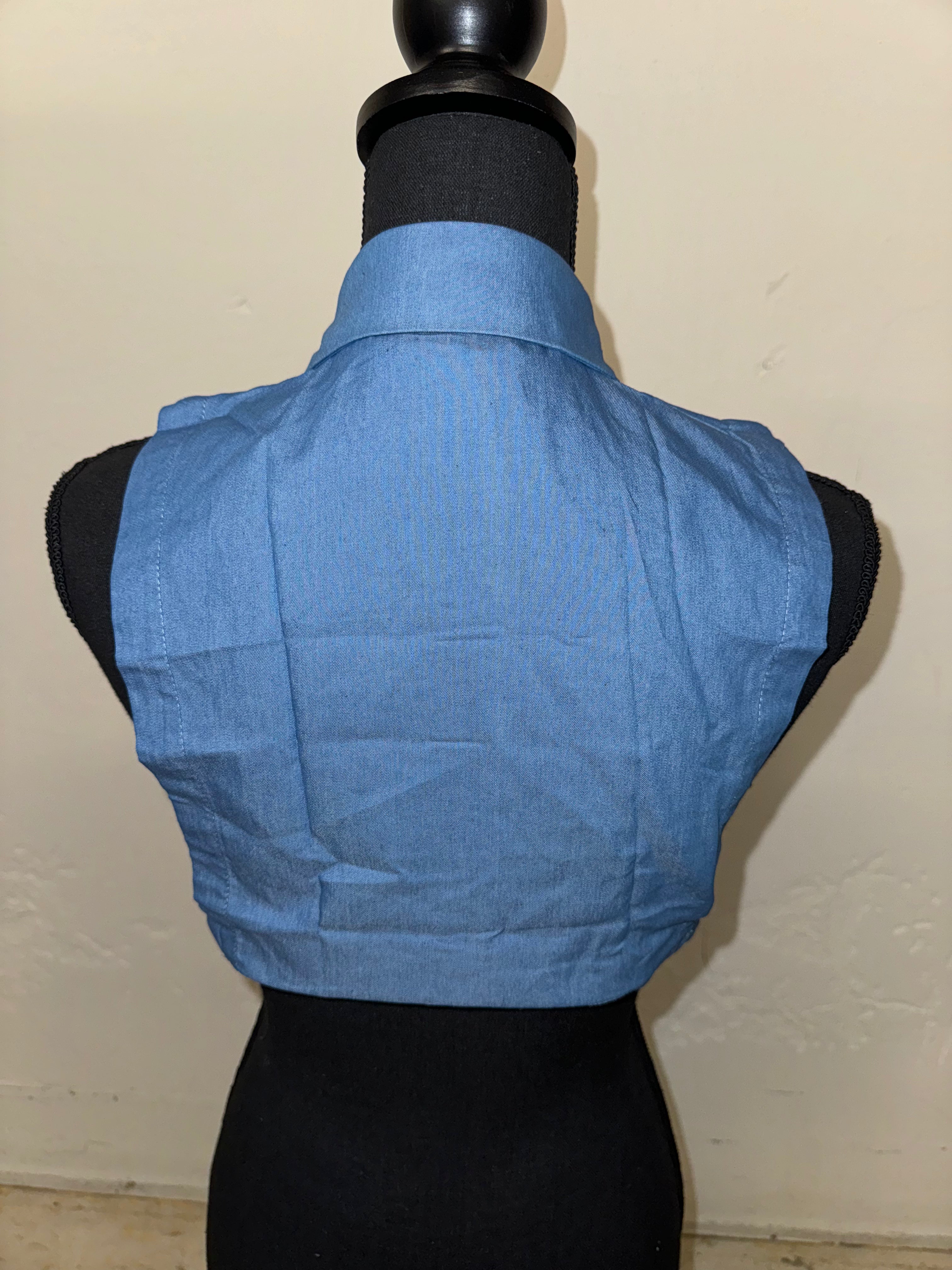 Half Embellished Collar Top | FINAL SALE - The Vault by Sacha