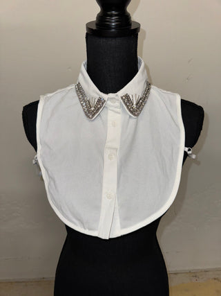 Half Embellished Collar Top | FINAL SALE - The Vault by Sacha