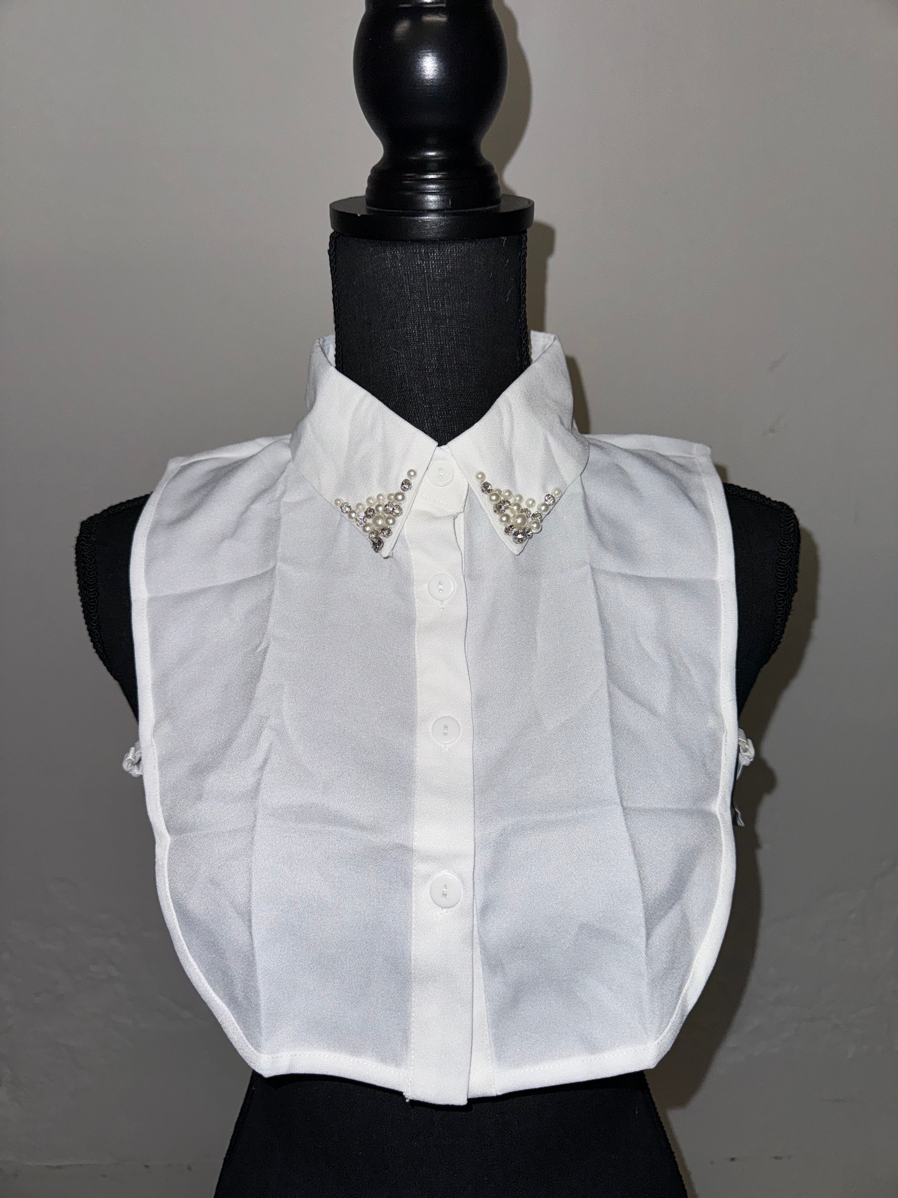 Half Embellished Collar Top | FINAL SALE - The Vault by Sacha