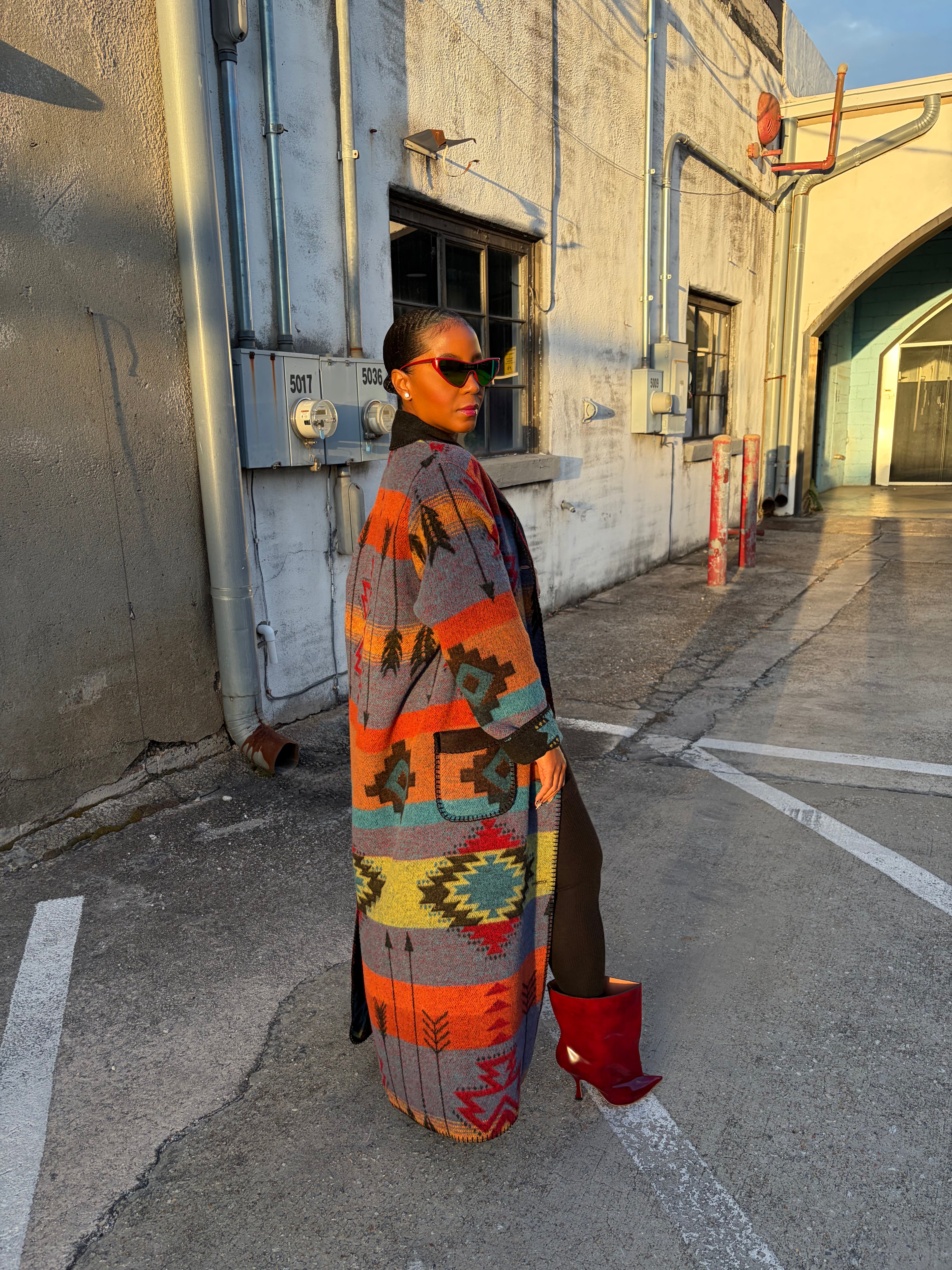 Pre-order 10/30 Arizona Sunsets Aztec Duster - The Vault by Sacha