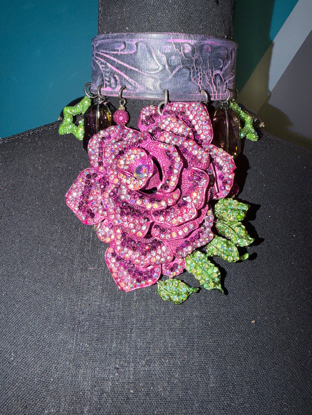 Midnight Bloom Choker