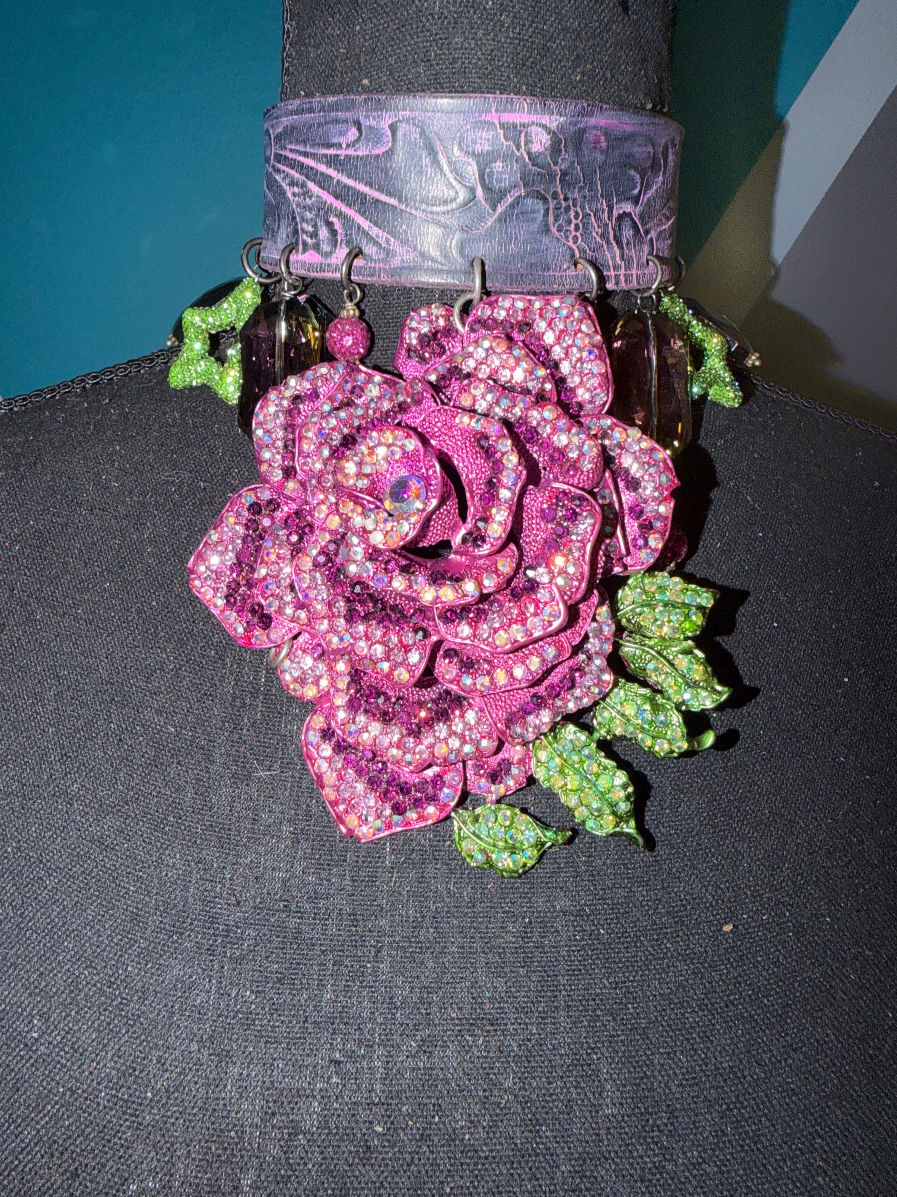 Midnight Bloom Choker