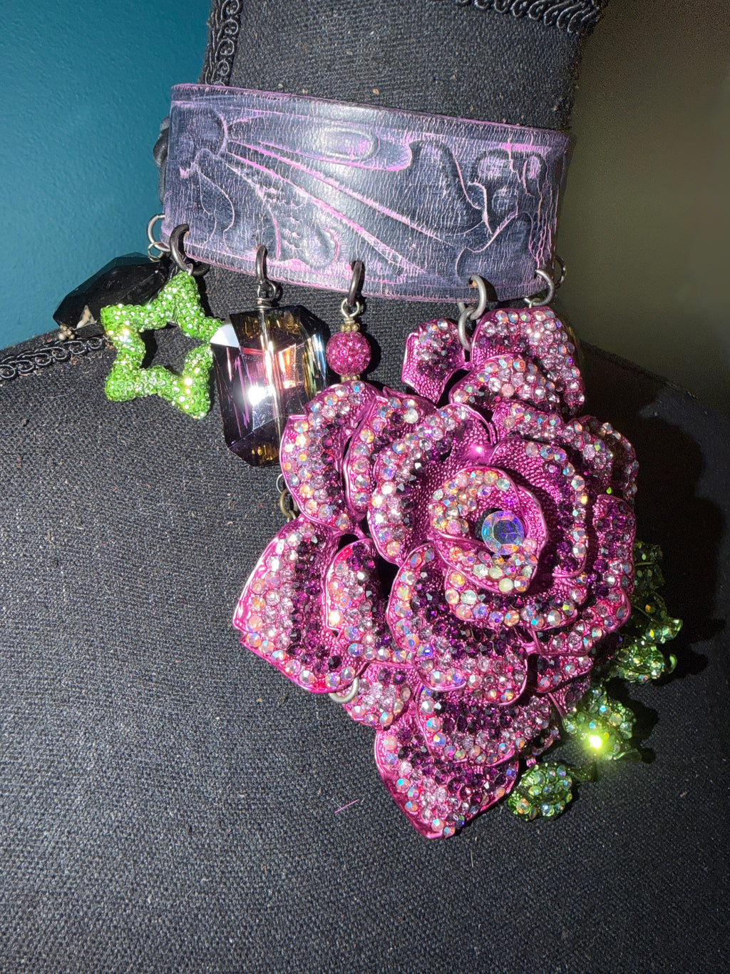 Midnight Bloom Choker