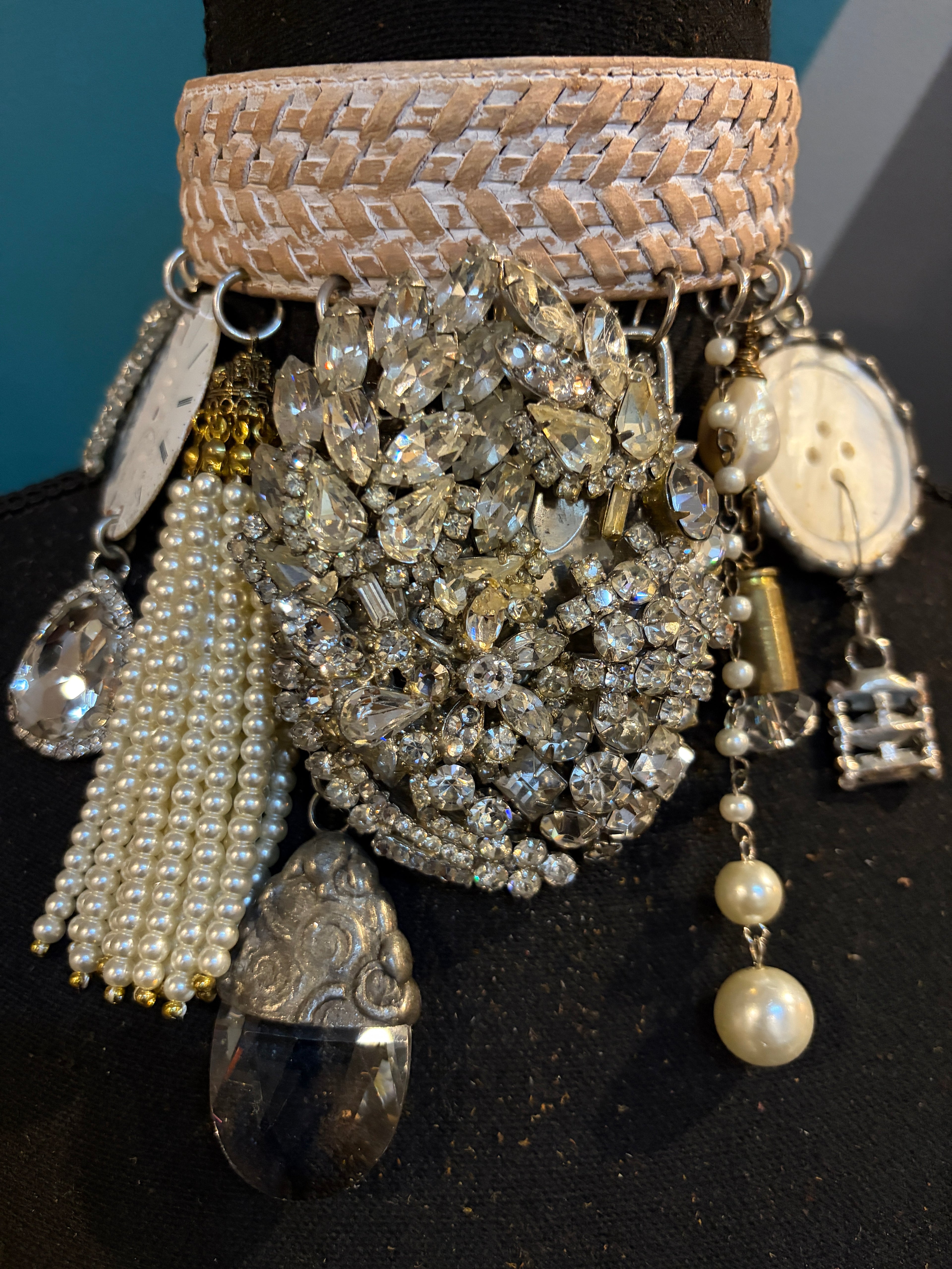 Last Dance Handmade Leather Choker - The Vault by Sacha