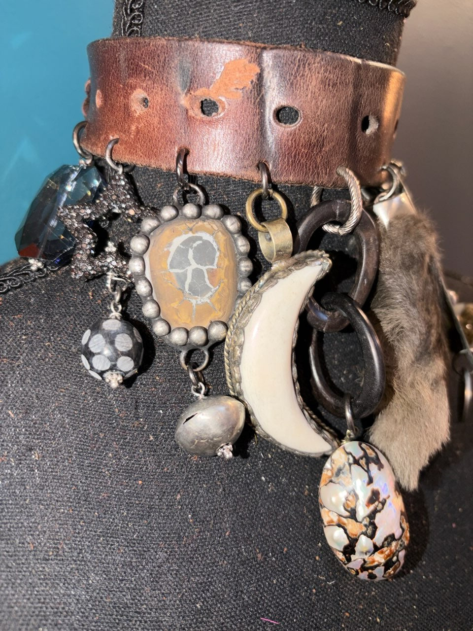 Into the Wild Handmade Leather Choker - The Vault by Sacha