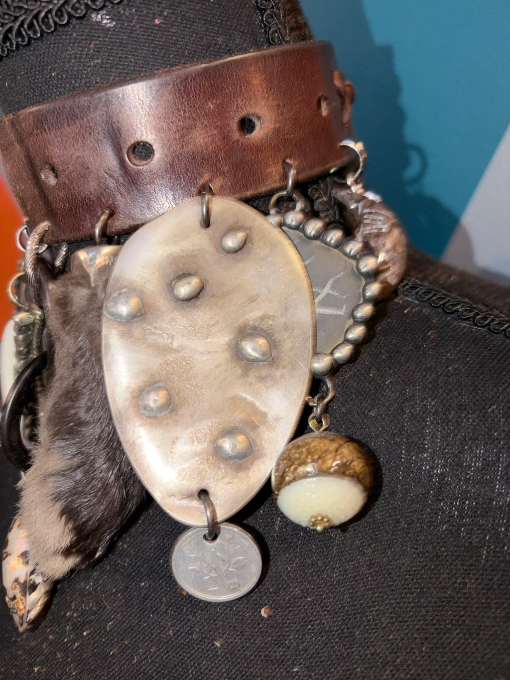 Into the Wild Handmade Leather Choker - The Vault by Sacha
