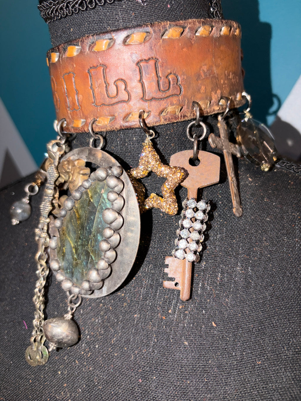 Wild Bill Handmade Leather Choker - The Vault by Sacha